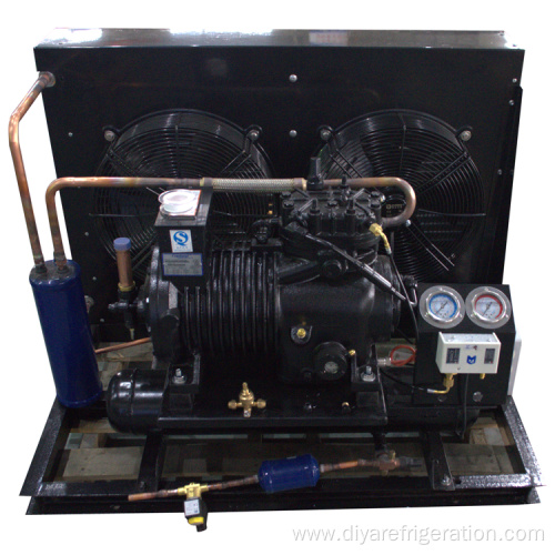 Semi-enclosed Two Fans Air Cooled Condenser Unit